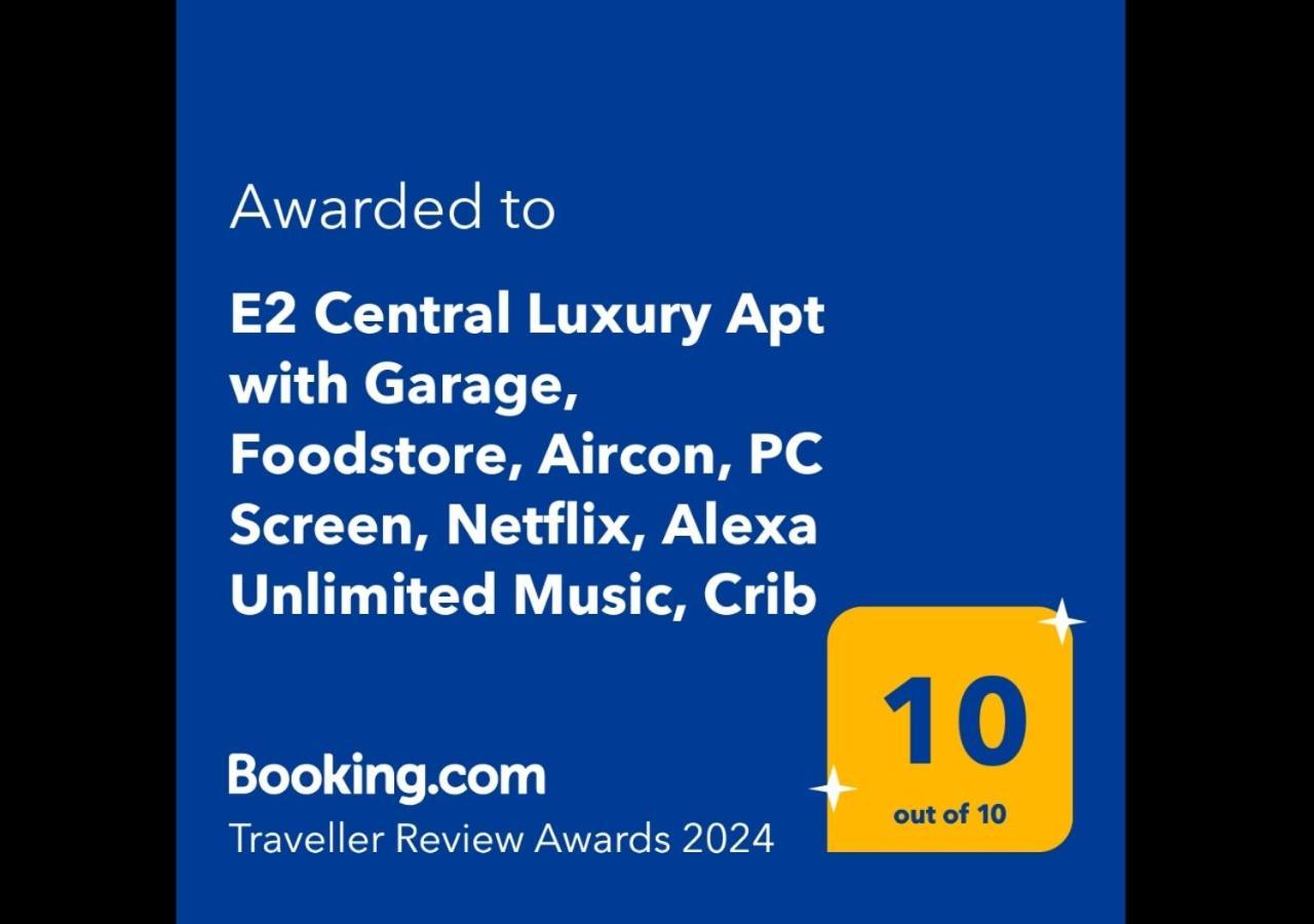 E2 Luxury Oldtown Apt - 2X Parking, Foodstore, Pcscreen, Netflix, Unlimited Music, Crib, Babychair, Fastwifi, Aircon Kosice Luaran gambar